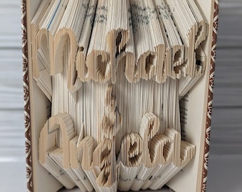 Custom Book Folding Art