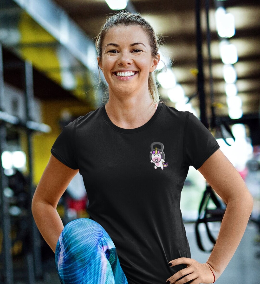 Cute Unicorn Workout Shirt, Workout Shirt, Lifting Gifts, Crossfit Gift