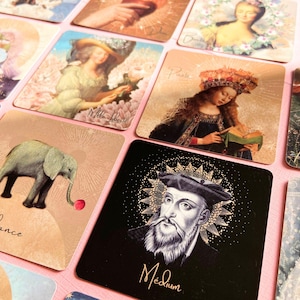 Oráculo de Mirette: Juego de oráculo de amor y clarividencia inspirado en María Antonieta. Regalos para ella.