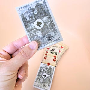 1860 Vintage Playing Cards – Authentic Fournier 2004 Reproduction – Antique Collection & French Romantic Cartomancy image 8