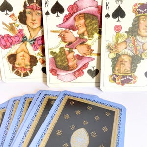 1930 Jeu de cartes Art Déco historique Fac-similé Fournier 2004 – Pièce de Collection Vintage et Rare cartomancie Barbara Macdonald
