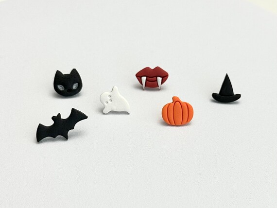 Halloween Stud Polymer Clay Earrings