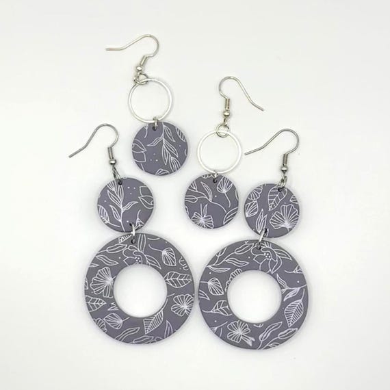 BOTANICAL LAVENDER EARRINGS