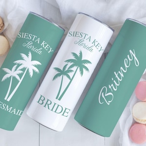 Siesta Key Bachelorette Tumbler, Siesta Key Bachelorette Favors, Beach Bachelorette, Florida Bachelorette Party, Siesta Key Wedding Tumbler