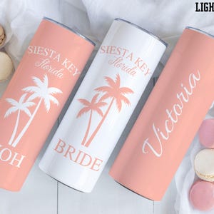 Siesta Key Bachelorette Tumbler, Siesta Key Bachelorette Favors, Beach Bachelorette, Florida Bachelorette Party, Siesta Key Wedding Tumbler