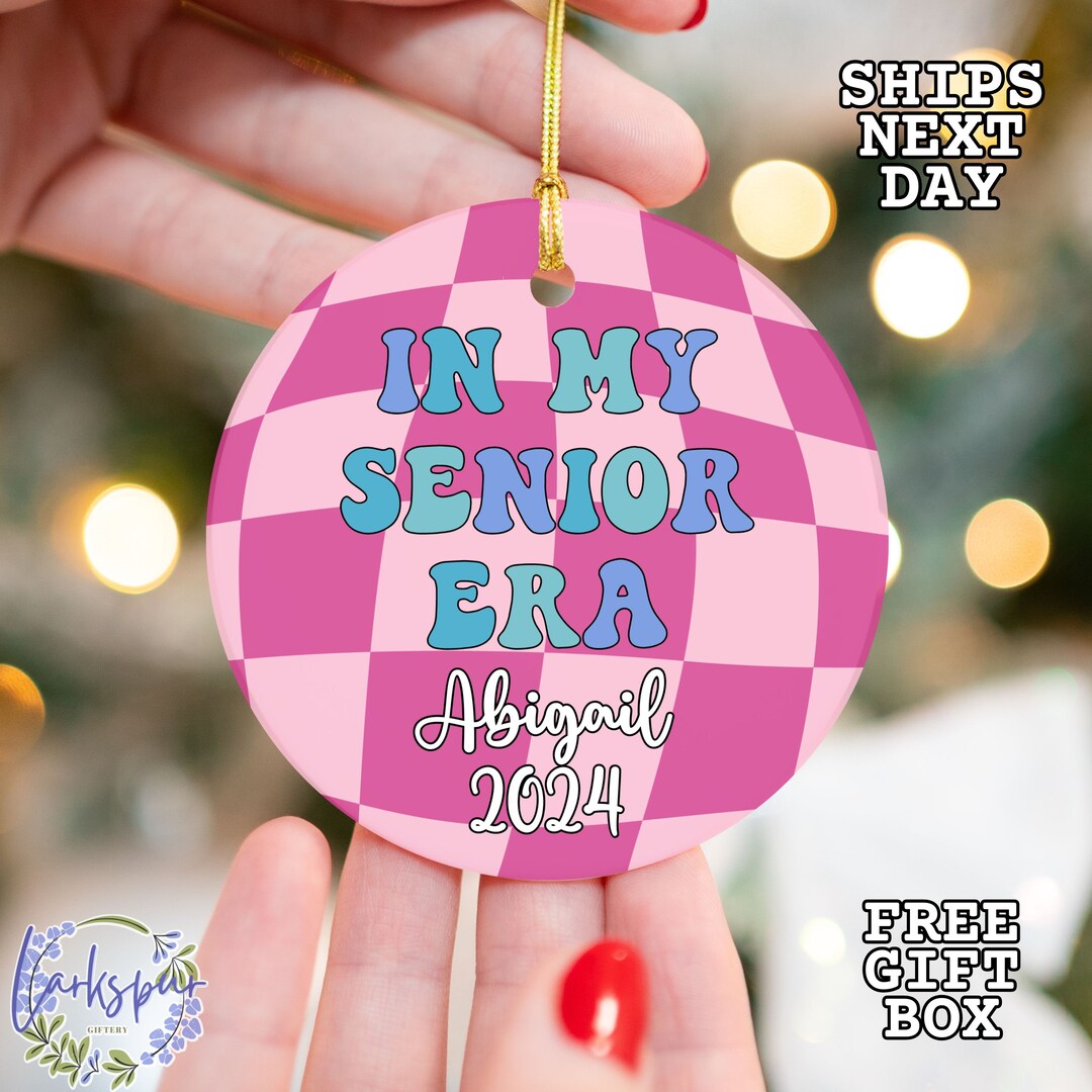 Class of 2024 Ornament, in My Senior Era Christmas Ornament