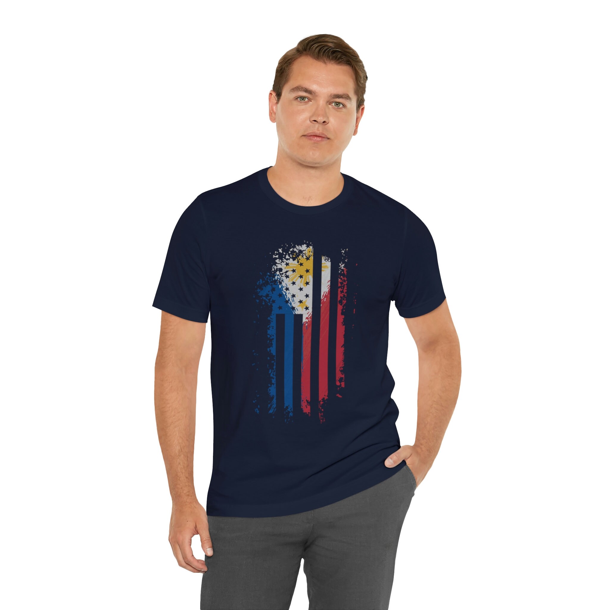 US Filipino Flag T-shirt Filipino T-shirt US Flag Shirt US - Etsy