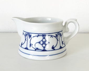 Winterling Vintage Sauciere Soßenkanne Indisch Blau Strohblume
