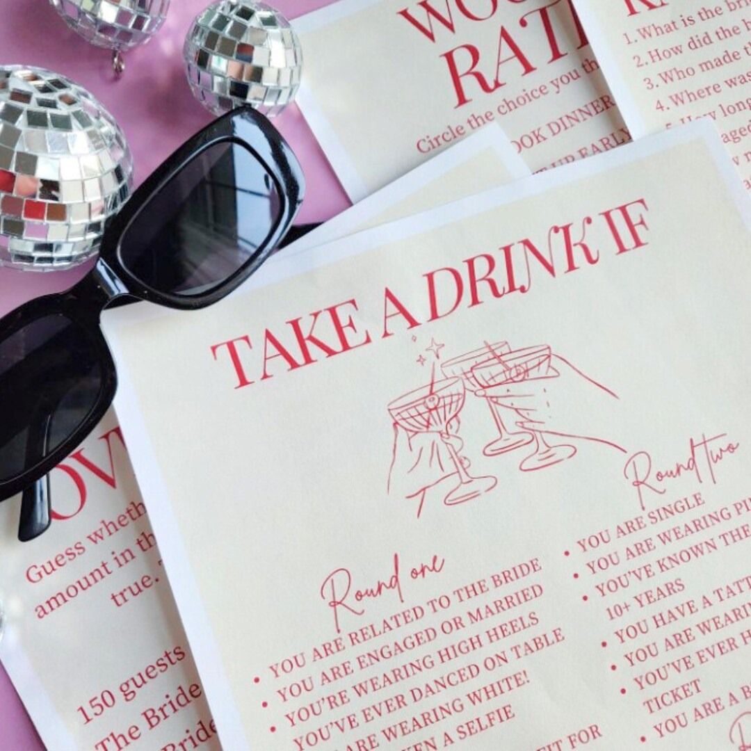 Digital Bachelorette Party Game for Bridal Party Fun Over Under Game ...