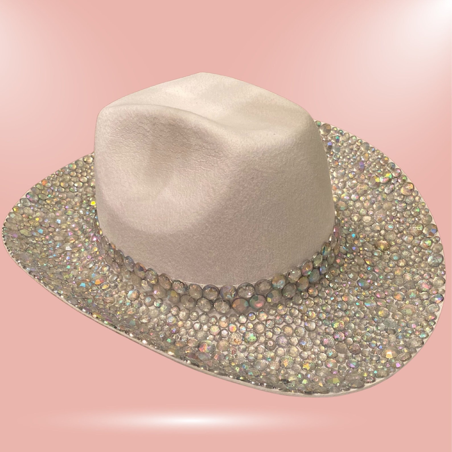 Rhinestone Cowboy Hat for Country Music Concert White Etsy