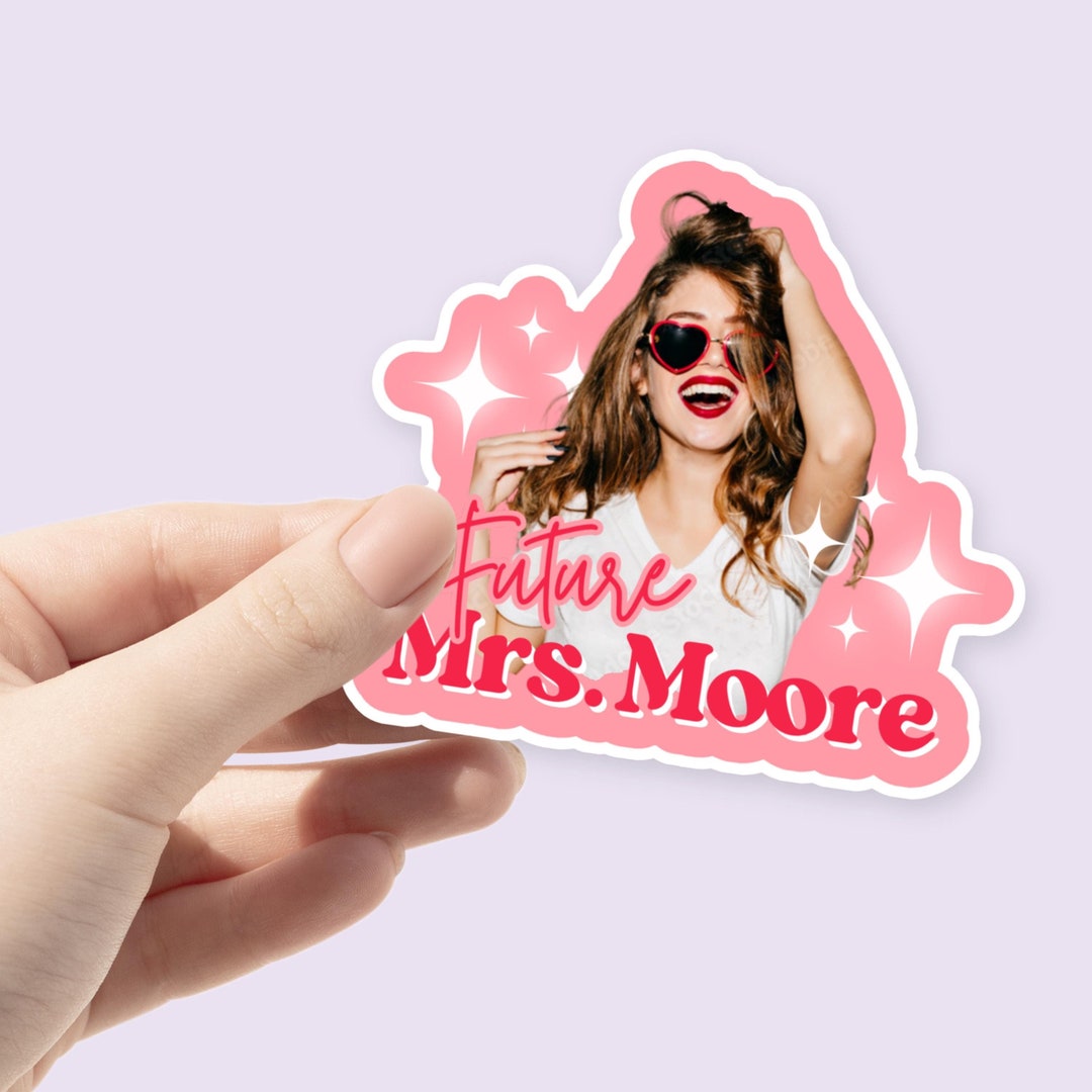 Custom Bride Face Sticker for Bachelorette Party Personalized Sticker ...