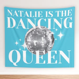 Mama Mia Bachelorette Backdrop for Dancing Queen Birthday Party Decor Disco Bachelorette She Found Her Honey Honey Party Wall Tapestry