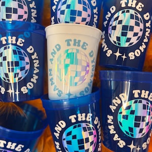 Mama Mia Party Favor Cups Customized for Bachelorette Parties Birthday Party Favors Disco Cups Mama Mia Themed Party Favor Bachelorette Cups