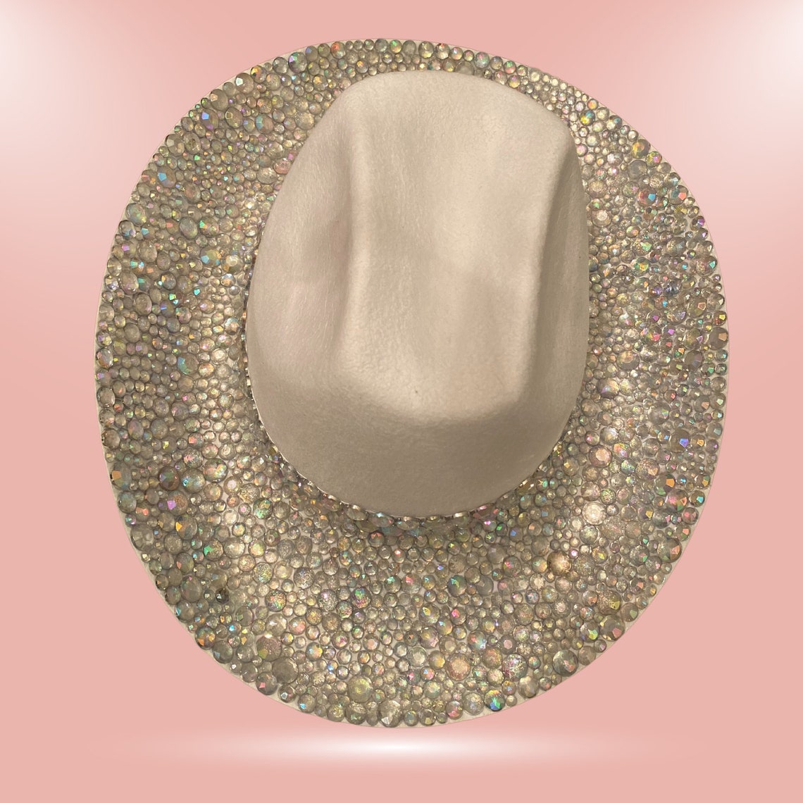 Rhinestone Cowboy Hat for Country Music Concert White Etsy