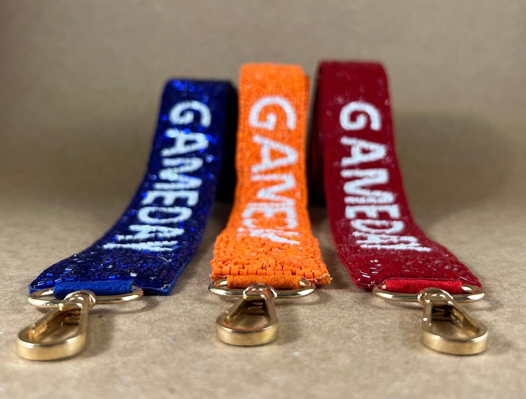 Game Day Bag Strap for Gameday Purse Beaded Game Day Clear Purse Strap