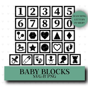 Baby Block svg | Numery bloków svg | Niestandardowy Baby Block | Dekoracja pokoju dziecięcego | Dekoracja pokoju dziecięcego | Baby SVG | Alfabet dziecka svg | Prezent na baby shower