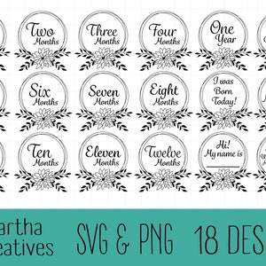 Bébé jalon svg | Bébé grenouillère svg | annonce de bébé svg | étape mensuelle de bébé svg | nom de bébé svg | bébé bois signe svg