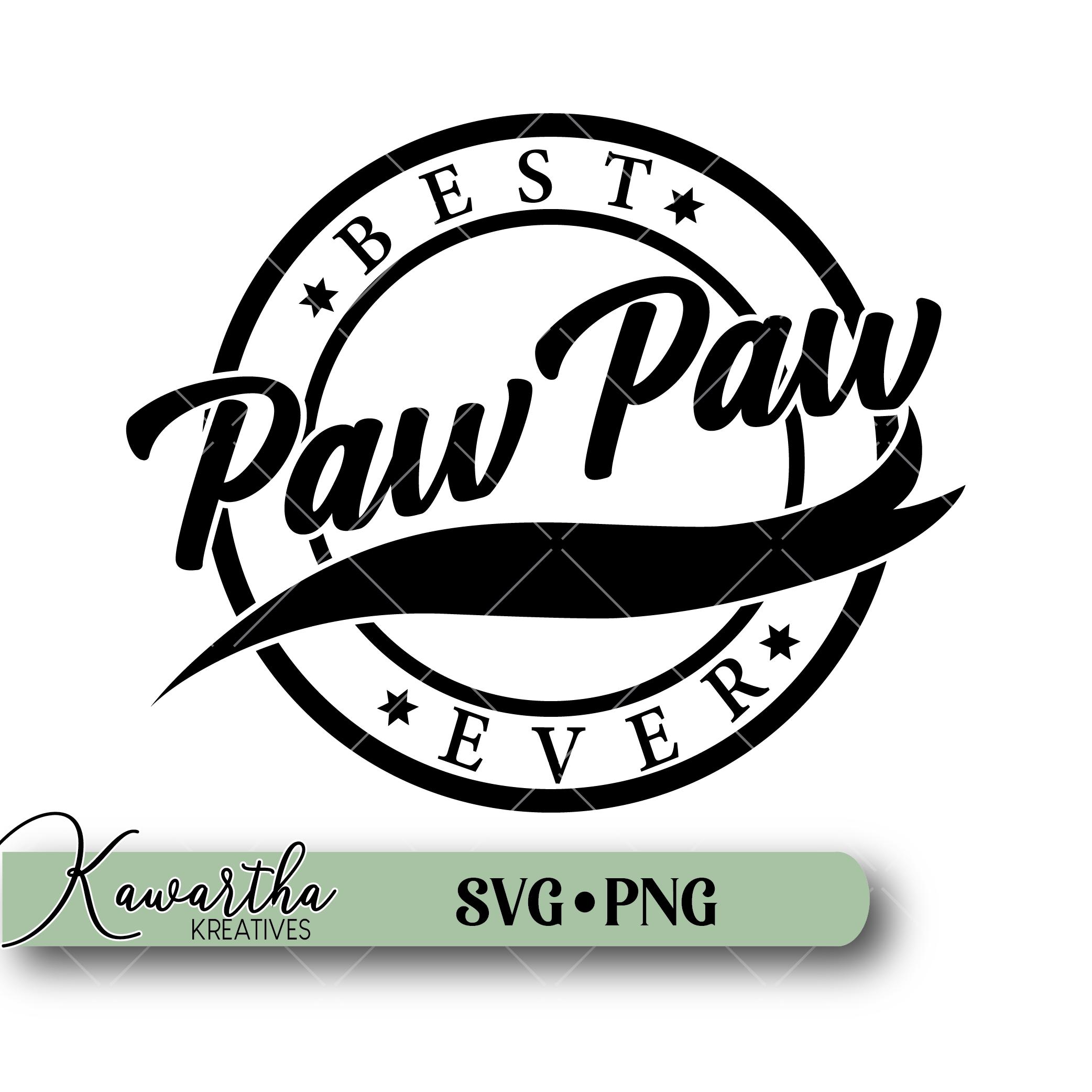 PawPaw svg, Best PawPaw ever svg, Grandpa svg, PawPaw Png, Grandparent gift, grandparent annoucement svg