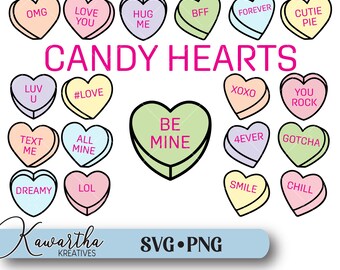 Candy Heart svg, Be Mine svg, Xoxo svg, Ti amo svg, Heart Candy Svg, Buon San Valentino svg, Candy Heart Decor svg, Maglietta di San Valentino svg