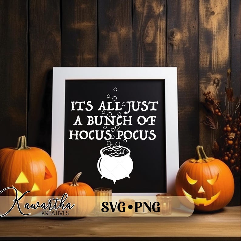 Hocus Pocus Svg, Its All Just a Bunch of Hocus Pocus Svg, Halloween ...