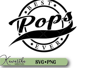Pops svg, Best Pops ever svg, Grandpa svg, Pops png, grandparent gift, grandparent annoucement, Papa svg, Grandparent shirt, pops mug