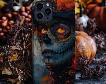 Halloween Spooky Phone Case Goth Phone Case Gothic Cute Phonecase Aesthetic iPhone 15 14 13 12 11 Samsung Galaxy Ghost Fall Dark Cottagecore