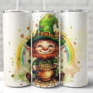 St. Patricks Day TUMBLER WRAP St Patricks Day TUMBLER WRAP 20 Unzen Skinny Tumbler Design nahtlose Tumbler Wrap irish png leprechaun
