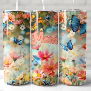 Mom Tumbler Wrap, Mom Tumbler, Mom Tumbler SVG, Mom Cup Wrap, 20oz Skinny Tumbler Sublimation Design, Seamless Tumbler Wrap, Mother, Mama