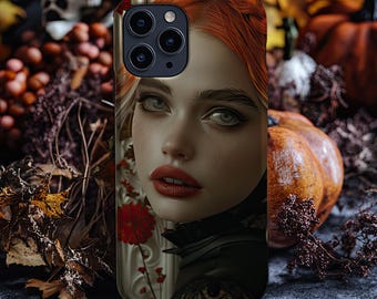 Halloween Spooky Phone Case Goth Phone Case Gothic Cute Phonecase Aesthetic iPhone 15 14 13 12 11 Samsung Galaxy Ghost Fall Dark Cottagecore