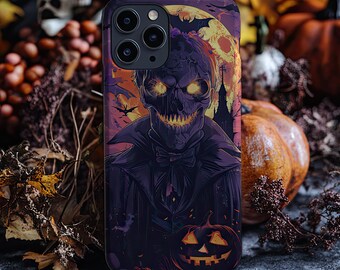 Halloween Spooky Phone Case Goth Phone Case Gothic Cute Phonecase Aesthetic iPhone 15 14 13 12 11 Samsung Galaxy Ghost Fall Dark Cottagecore