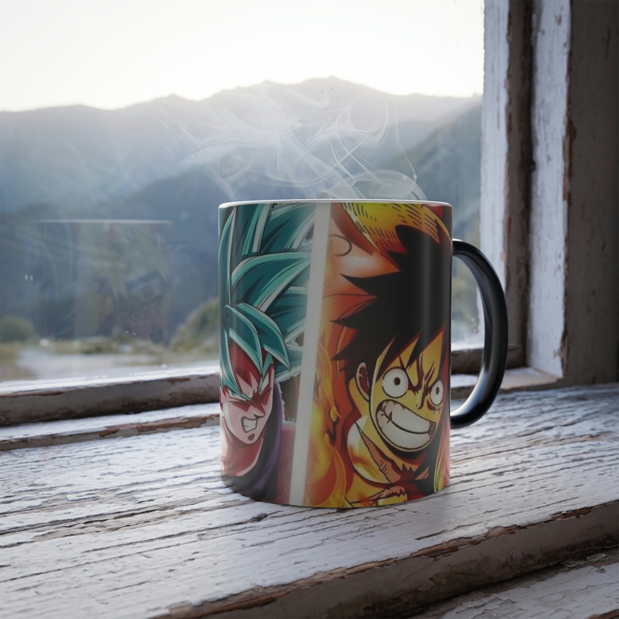 One Piece Monkey D Luffy Anime Cup Mug Tumbler Cup 20oz