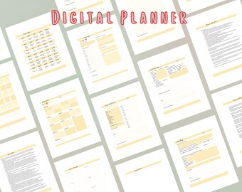 Digital Download Planner Bundle For Instant Download