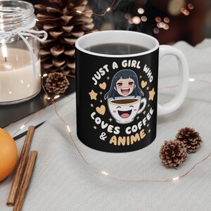 Kawaii Anime Girl Coffee Mug - Anime Lover Gift