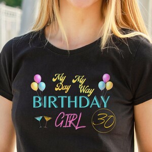 Personalized Birthday Girl Custom Tshirt, Birthday Queen Shirt, Girls Birthday Tee, Birthday Shirt,  Birthday Girl Shirt, Birthday Party