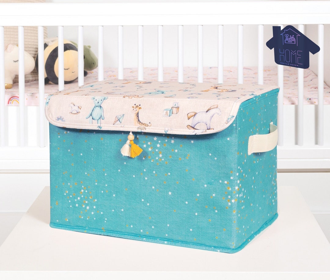 Baby Storage Box Baby Storage Bin Nursery Storage Bin Fabric Etsy