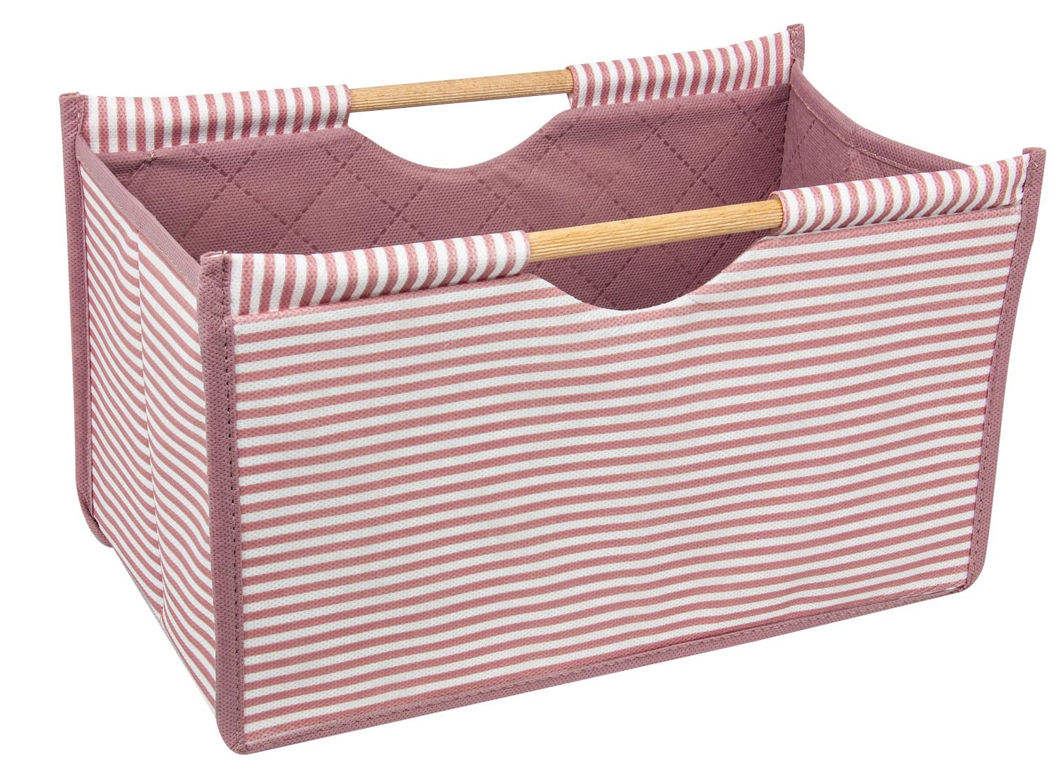 Fabric Storage Bins, Fabric Storage Box, Storage Box With Handle Wooden