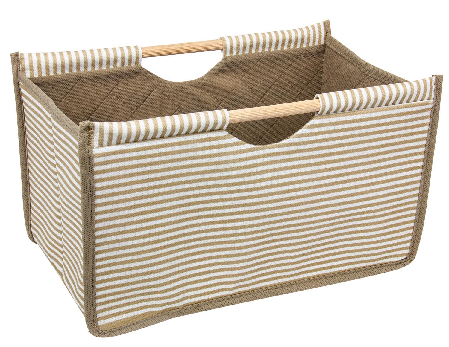 Fabric Storage Bins, Fabric Storage Box, Storage Box With Handle Wooden