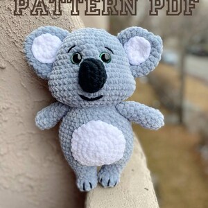 Cute Koala crochet pattern PDF English amigurumi