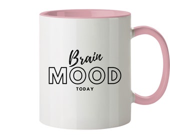 Brain Mood mug tasse en céramique tasse à café idée cadeau - tasse bicolore