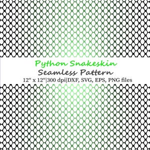 Groene ombre python slangenhuid naadloze patroon, exotische achtergrondstructuur SVG, EPS en PNG (digitale download)