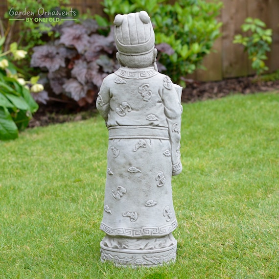 Hand-cast Confucius Garden Statue – Oriental Zen Decor - Etsy