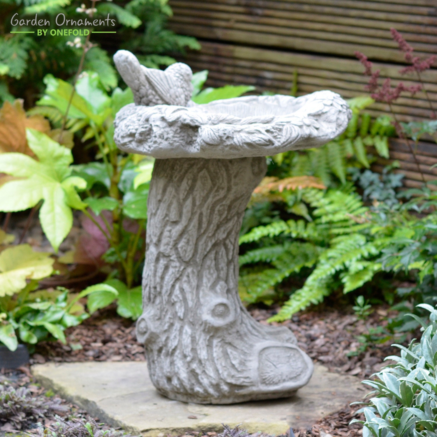 Birds Nest Hand Cast Stone Bird Bath Best Quality Highly Etsy