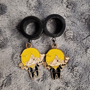 Pirate Anime Style 6 Gauges, Black