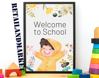 Sztuka ścienna dla dzieci, plakaty dla dzieci, wydruki do nauki w domu, edukacja domowa, wydruki cyfrowe, plakaty edukacyjne, dekoracje do druku, sztuka ścienna do pokoju zabaw