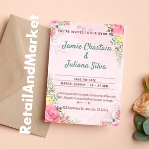 wedding invitation, wedding invites, invitation template, printable invitation, invitation bundle, minimalist invites, sage invitation,
