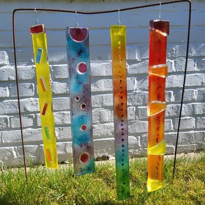 Sonnenfänger aus Glas zum Aufhängen, farbenfrohes Windspiel im Garten oder am Fenster