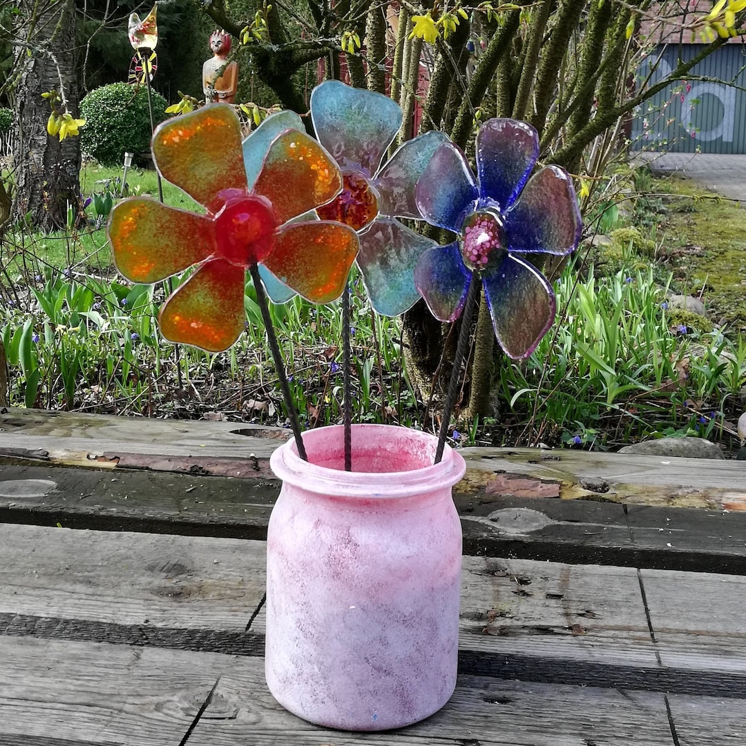 Glasblumen Fur Den Garten