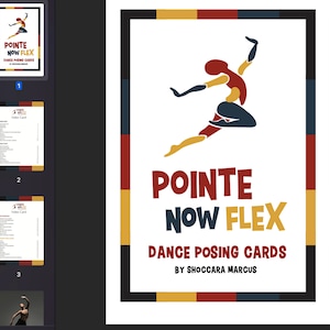 Pointe Now Flex Dance Posing Cards -- DIGITAL DOWNLOAD