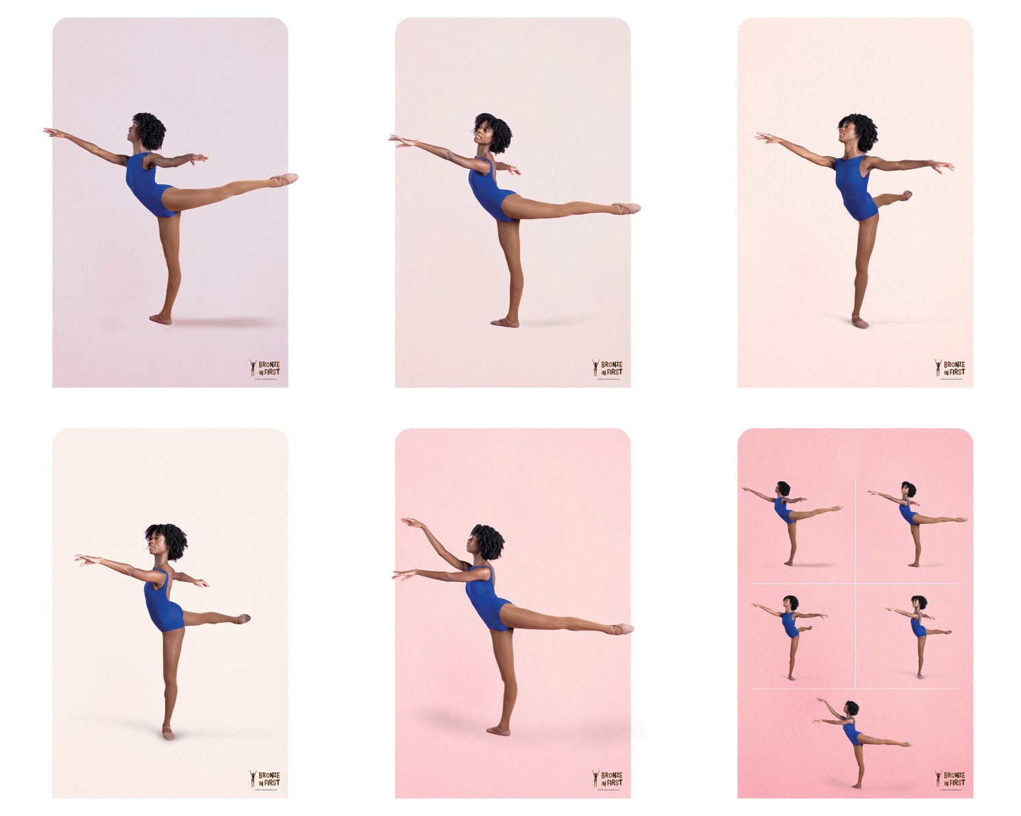 Arabesque Ballet Technique Poster Set | Vaganova Method | Ballet ...
