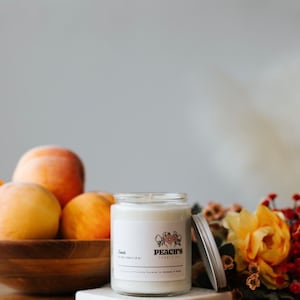Peach Soy Wax Charitable Candle